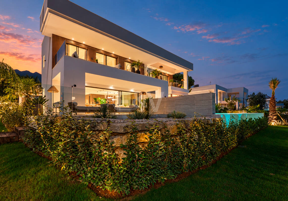 Exclusiva villa en construcción en Nagüeles