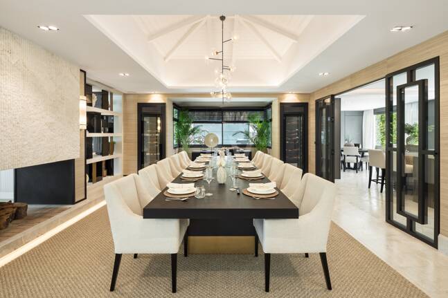 Villa de lujo en primera línea de golf con spa privado y zonas de entretenimiento