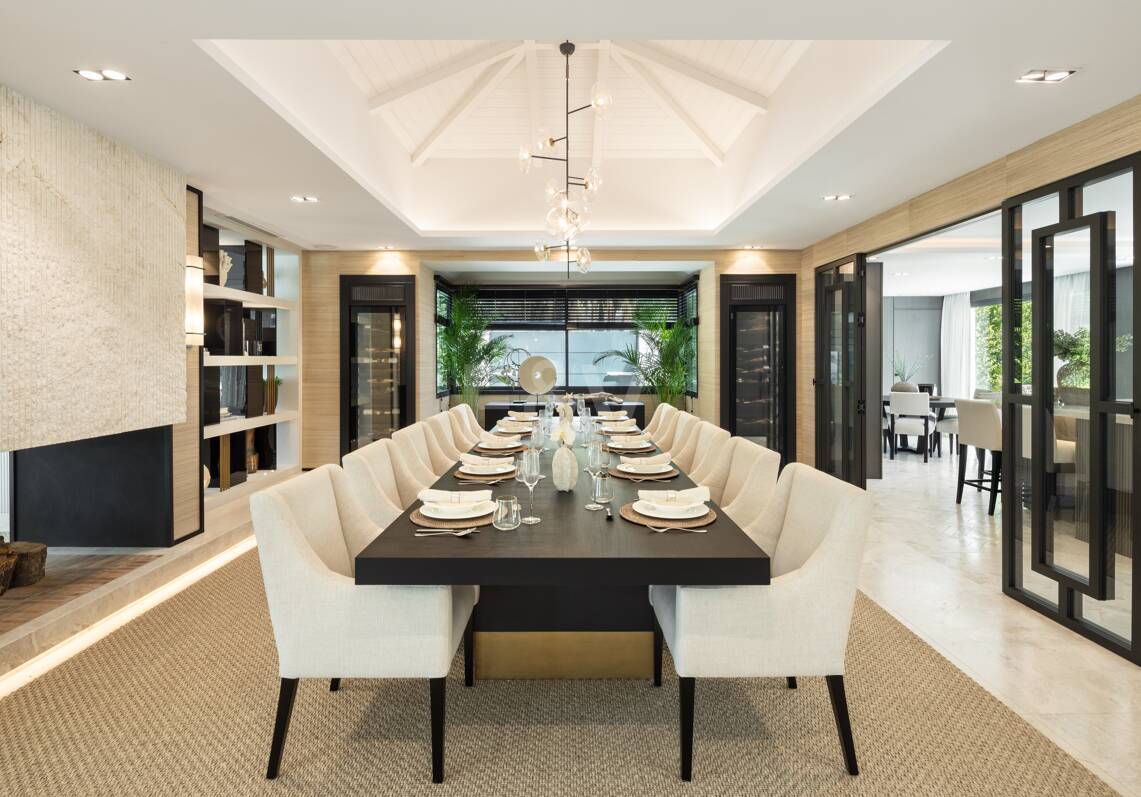 Villa de lujo en primera línea de golf con spa privado y zonas de entretenimiento