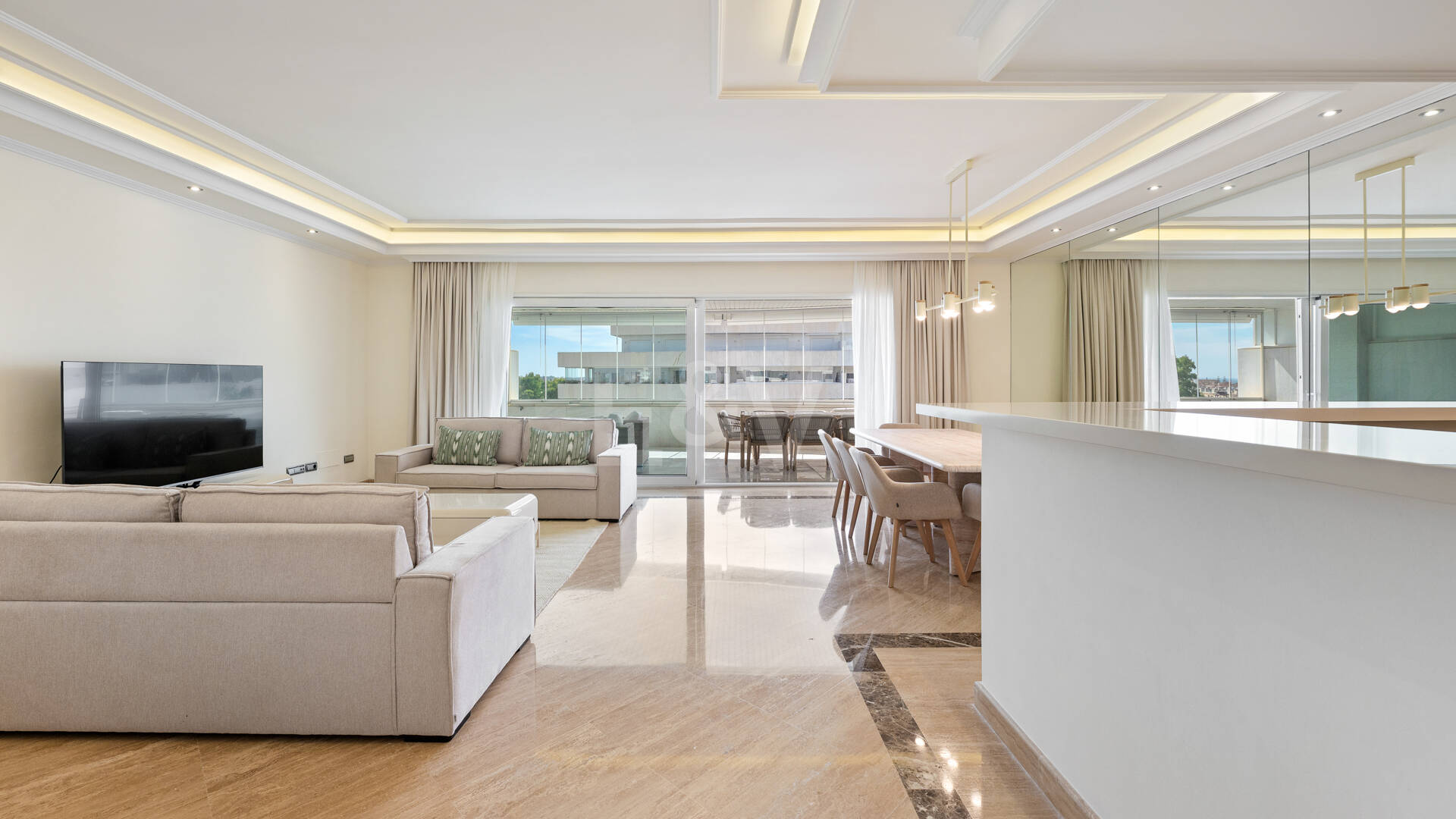 Appartement à louer en Marbella Golden Mile, Marbella (Toutes les zones)