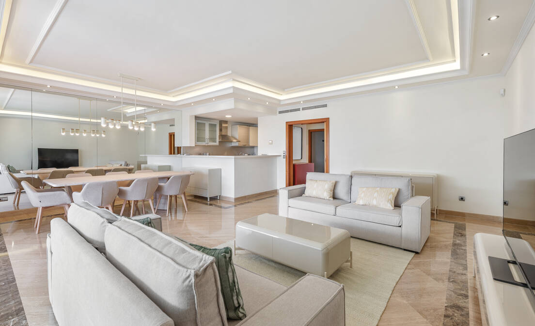Appartement à louer en Marbella Golden Mile, Marbella (Toutes les zones)
