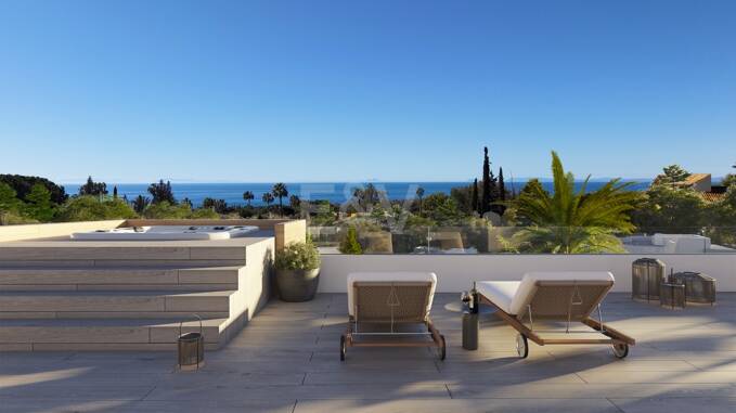 Modern villa under uppförande i Hacienda Las Chapas, östra Marbella