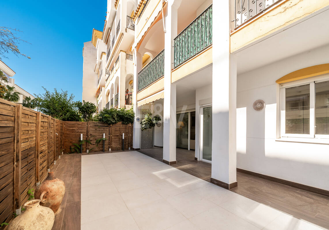 Appartement de jardin bien situé Moments de la plage sur Marbella