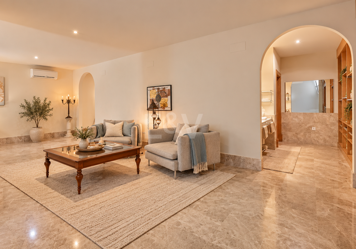 Maison individuelle avec vue panoramique sur la mer et jacuzzi à Santa Clara, Marbella