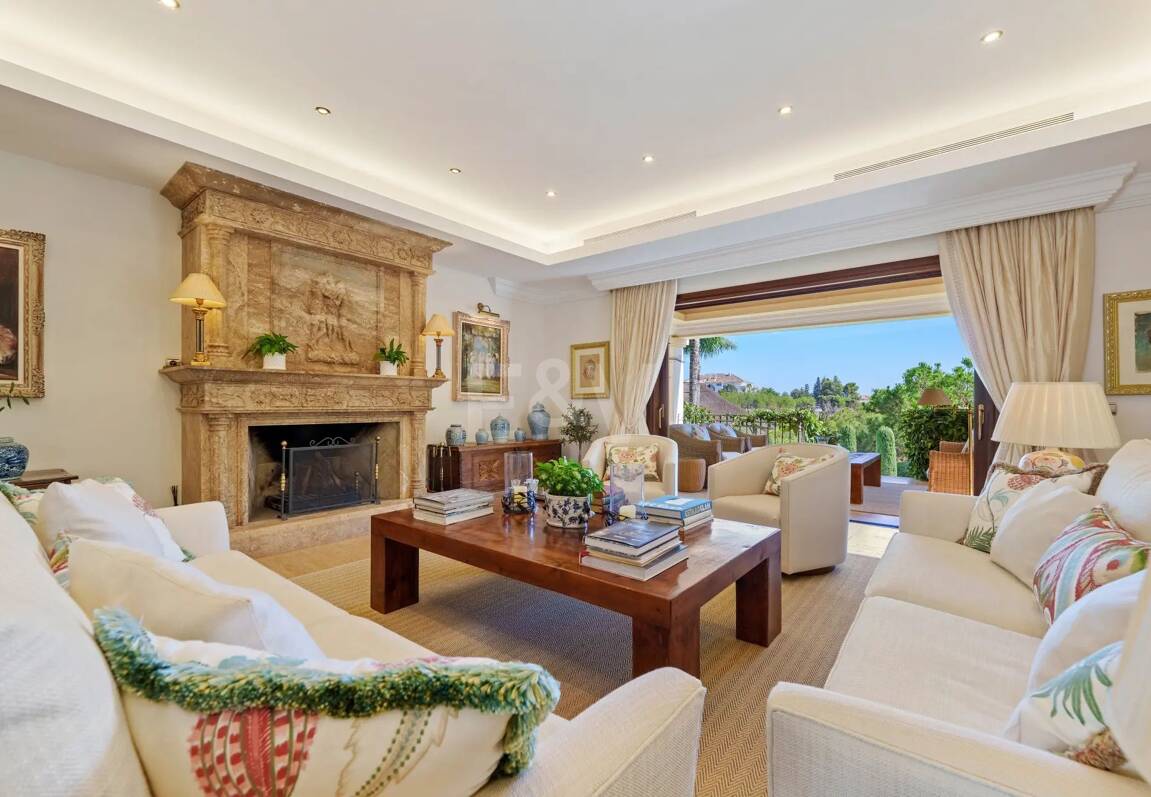 Mediterranean Forest Oasis with Timeless Andalusian Elegance on Marbella’s Golden Mile