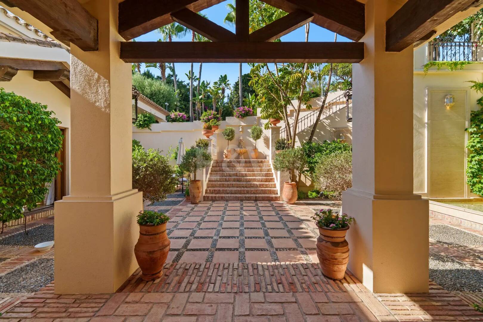 Mediterranean Forest Oasis with Timeless Andalusian Elegance on Marbella’s Golden Mile