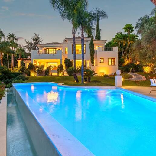 Mediterranean Forest Oasis with Timeless Andalusian Elegance on Marbella’s Golden Mile