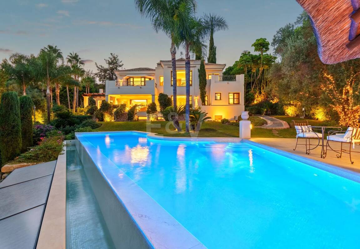 Mediterranean Forest Oasis with Timeless Andalusian Elegance on Marbella’s Golden Mile