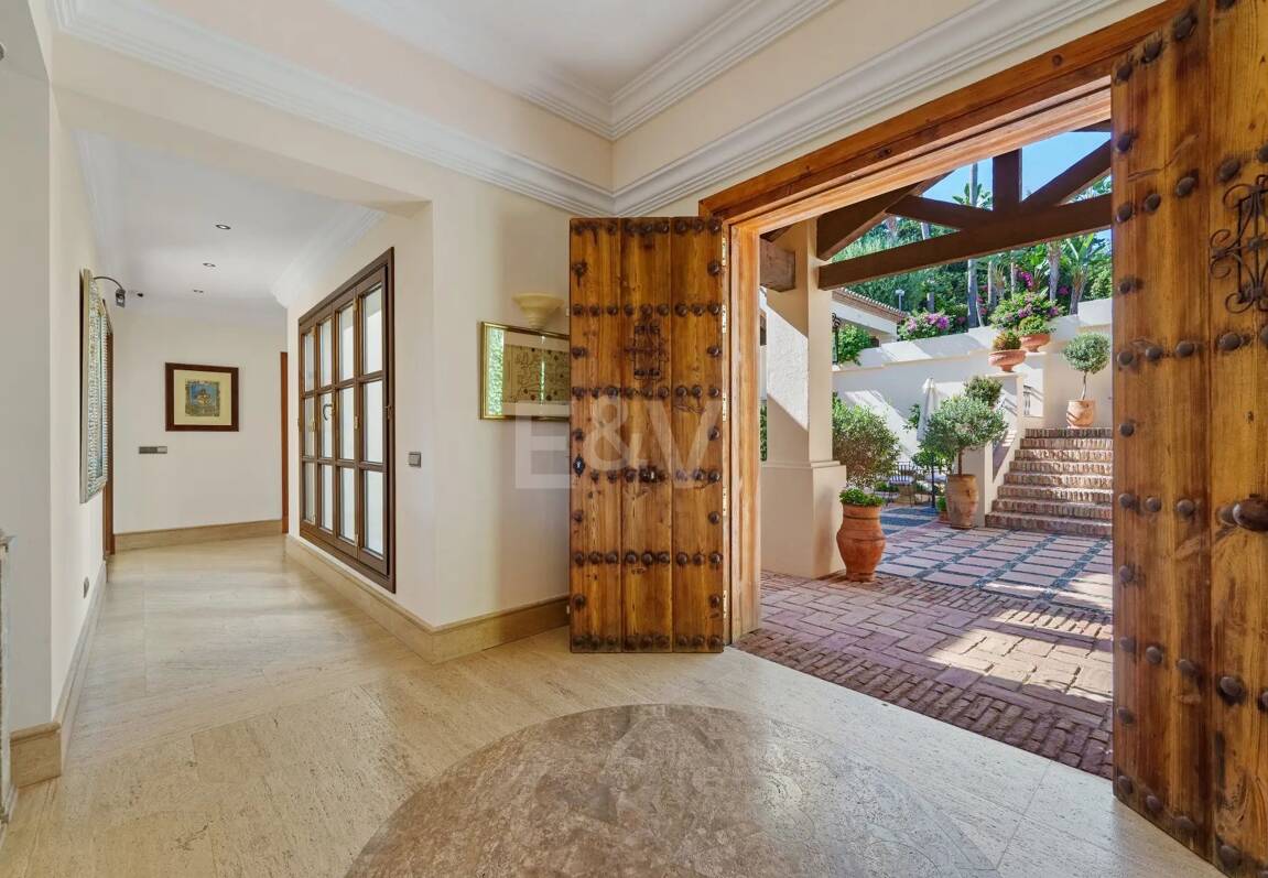 Mediterranean Forest Oasis with Timeless Andalusian Elegance on Marbella’s Golden Mile
