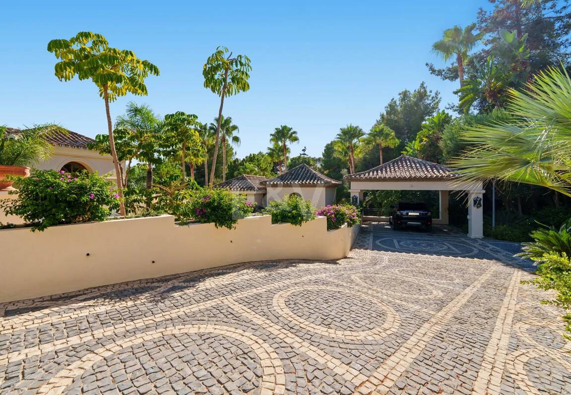 Mediterranean Forest Oasis with Timeless Andalusian Elegance on Marbella’s Golden Mile