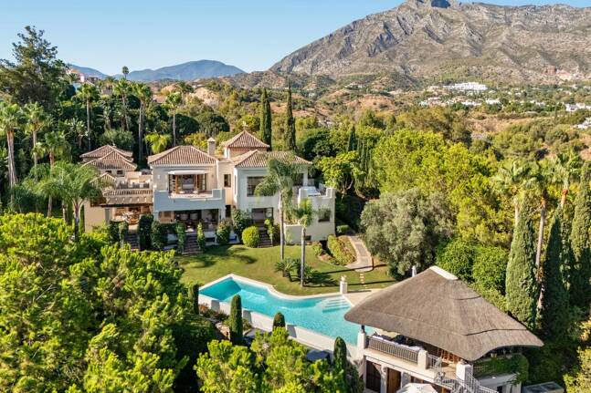 Mediterranean Forest Oasis with Timeless Andalusian Elegance on Marbella’s Golden Mile
