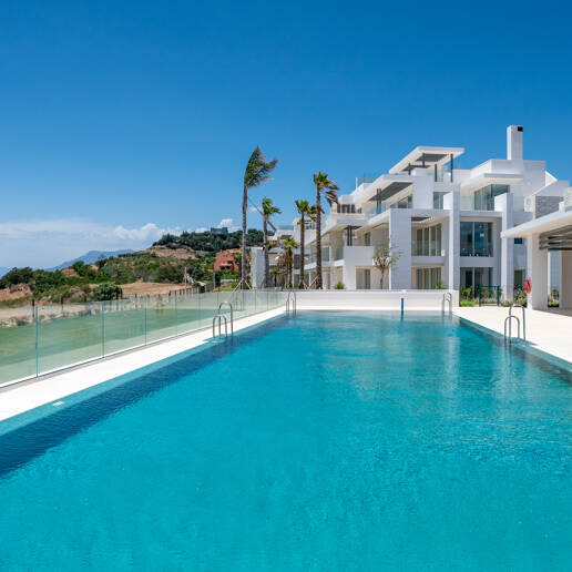 Bright Modern Apartment with Panoramic Mediterranean Views