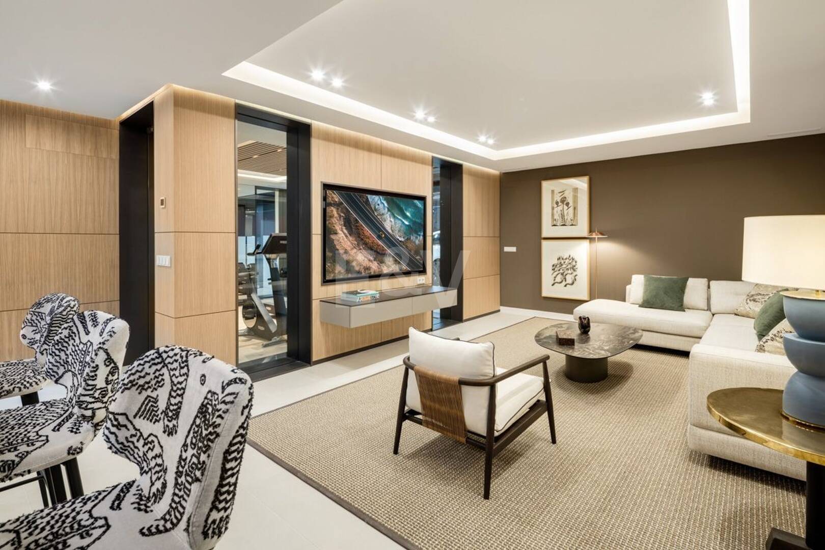 Designervilla med takterrass med havsutsikt, wellnessavdelning och privat pool i Río Real