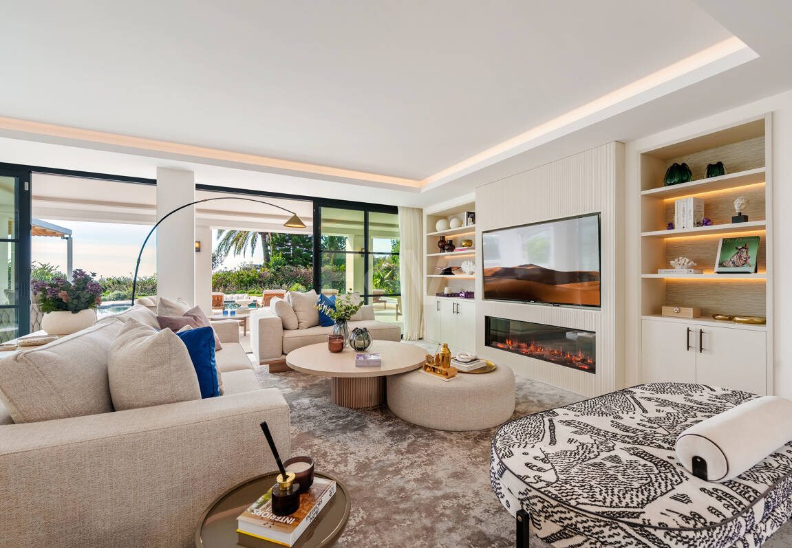 Verfeinertes mediterranee Villa mit Panoramablick aufs Meer