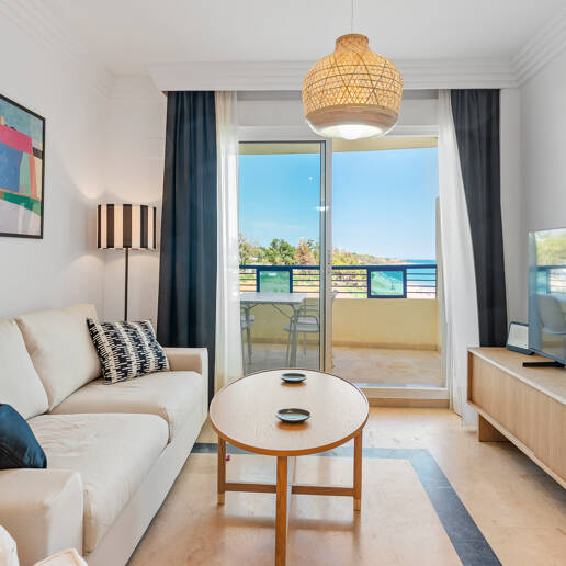 Apartment am Strand mit Meerblick in Banana Beach, Marbella