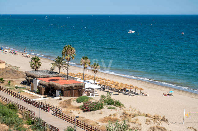 Apartment am Strand mit Meerblick in Banana Beach, Marbella