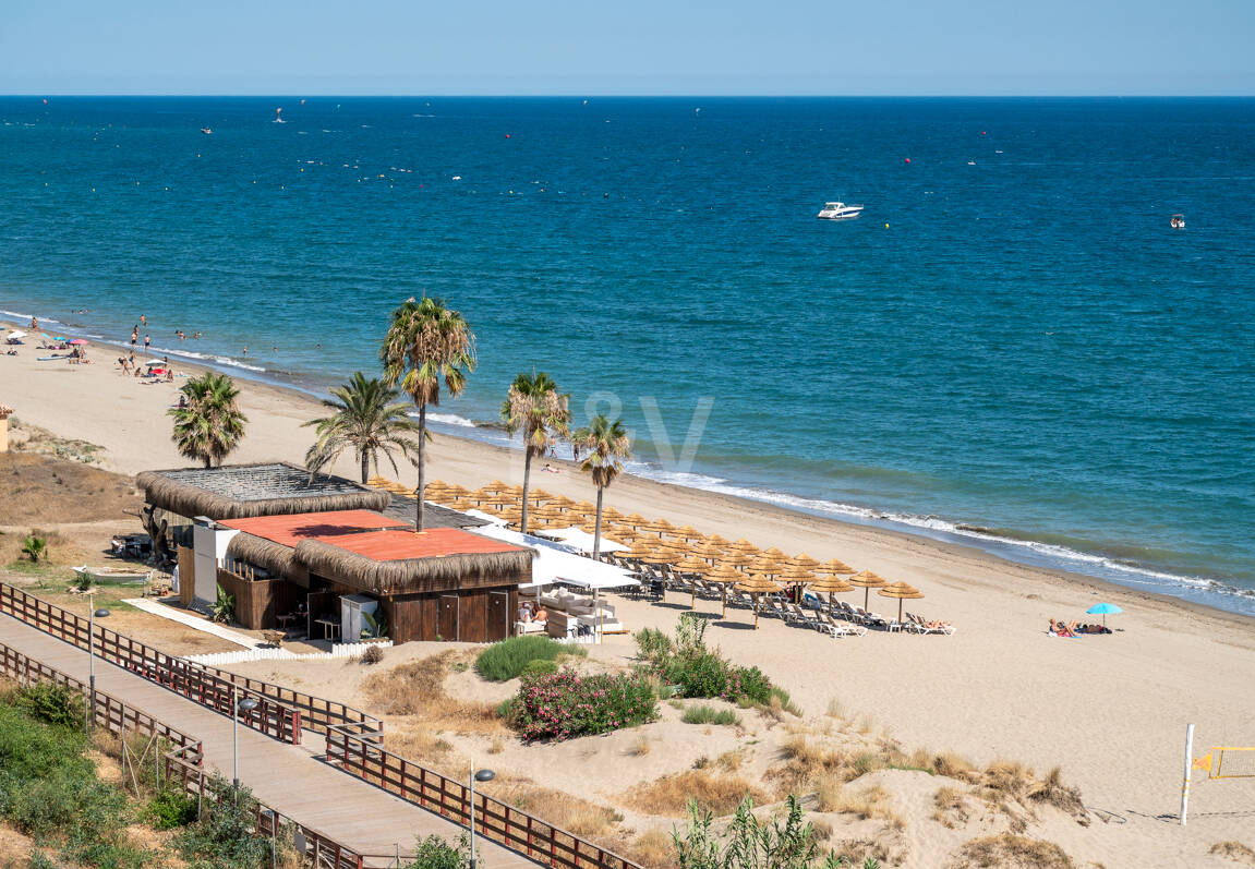 Apartment am Strand mit Meerblick in Banana Beach, Marbella