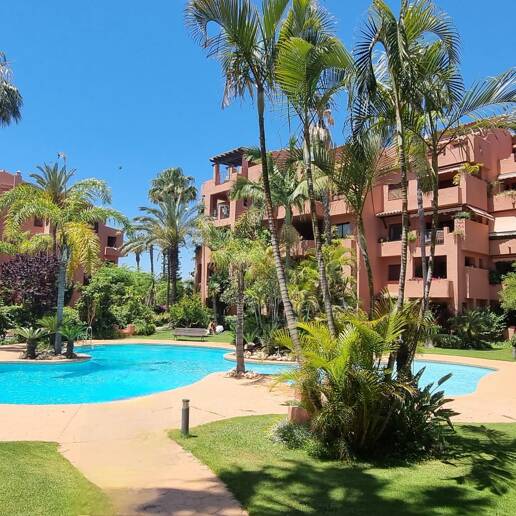 Appartement rez de chaussée à louer en Marbella Golden Mile, Marbella (Toutes les zones)