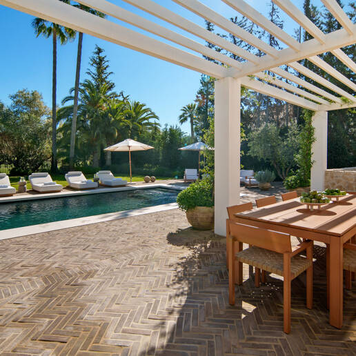 Nglish Stylowe Contemporary Frontline Golf Villa w Las Brisas