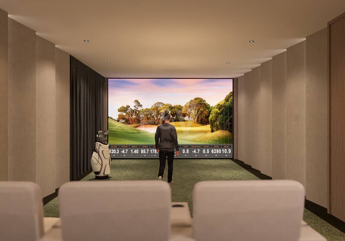 Front line Golf Plot med ett projekt i La Zagaleta