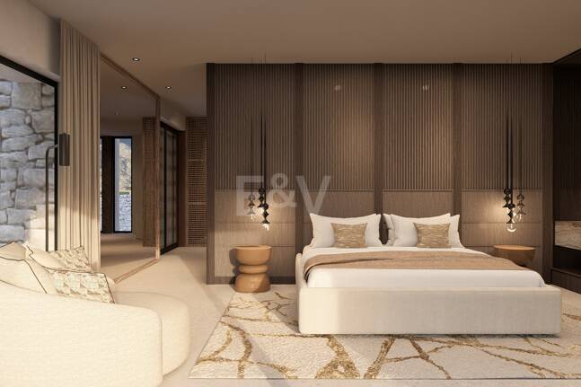Front line Golf Plot with a project in La Zagaleta