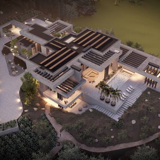 Front line Golf Plot with a project in La Zagaleta