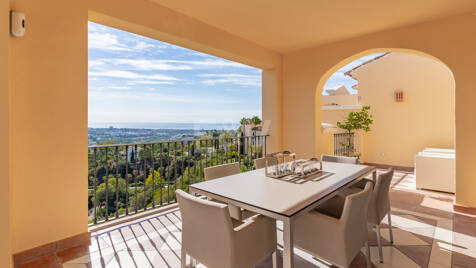 Apartment mit Meerblick in La Quinta, Benahavís