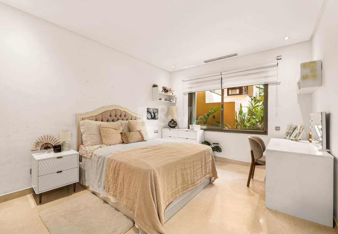 Elegantes Gartenapartment im Mansion Club an Marbellas Goldener Meile