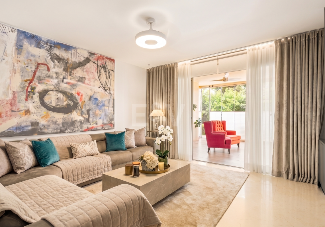 Elegant Garden Apartment In Mansion Club On Marbella’s Golden Mile