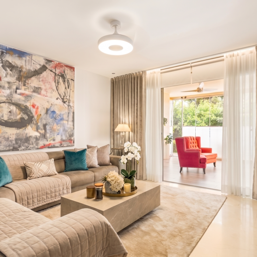 Elegantes Gartenapartment im Mansion Club an Marbellas Goldener Meile