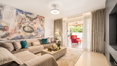 Elegant Garden Apartment In Mansion Club On Marbella’s Golden Mile