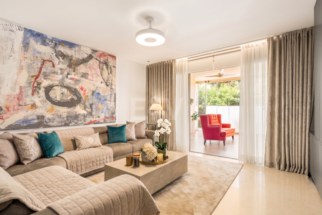 Elegantes Gartenapartment im Mansion Club an Marbellas Goldener Meile