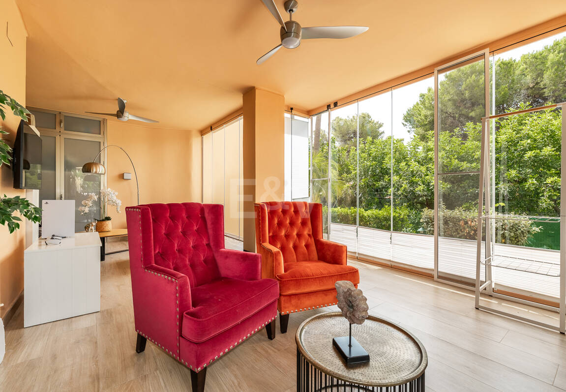 Elegantes Gartenapartment im Mansion Club an Marbellas Goldener Meile