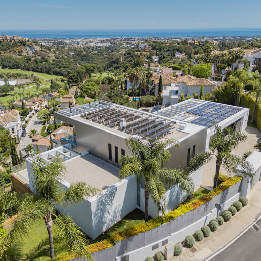 Zeitgenössische Villa mit Panoramablick in Los Arqueros