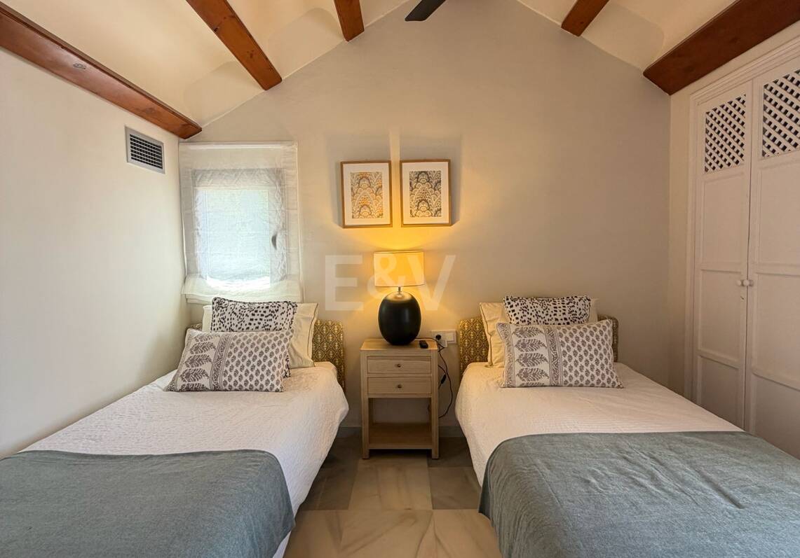 Andalusian charm in Nagüeles, Peaceful Garden Townhouse on Marbella's Golden Mile