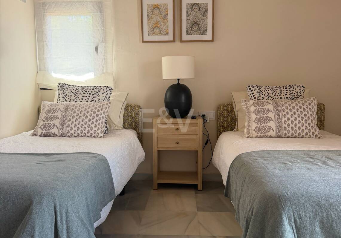 Andalusian charm in Nagüeles, Peaceful Garden Townhouse on Marbella's Golden Mile