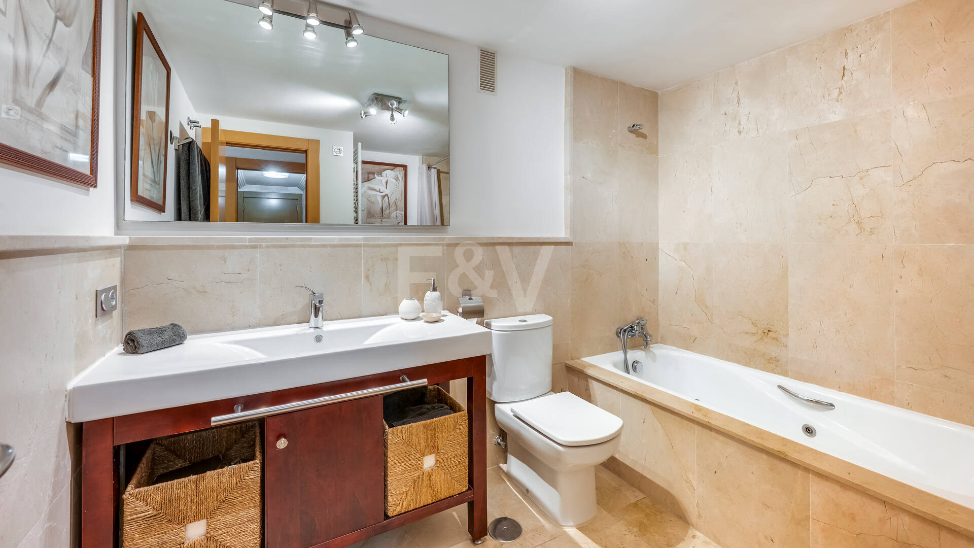 Apartamento en Flamingos Golf con vistas al mar y al golf