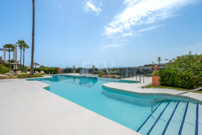 Apartamento en Flamingos Golf con vistas al mar y al golf