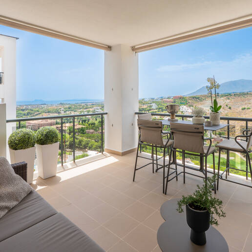 Apartamento en Flamingos Golf con vistas al mar y al golf