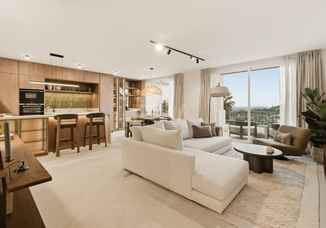 Luksusowy dwupoziomowy penthouse z ekspansywnym tarasem, prywatnym solarium i widokiem na morze panoramiczne