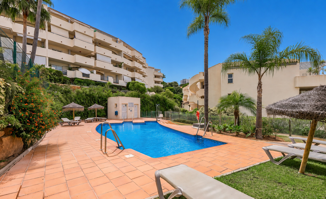 Dieses Apartment befindet sich in Santa María Green Hills in Elviria und bietet eine komfortable und funktionale Raumaufteilung in einer...