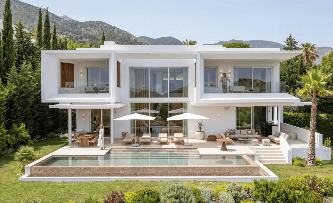 Villa de lujo contemporánea cerca del centro de Marbella, en Palo Alto