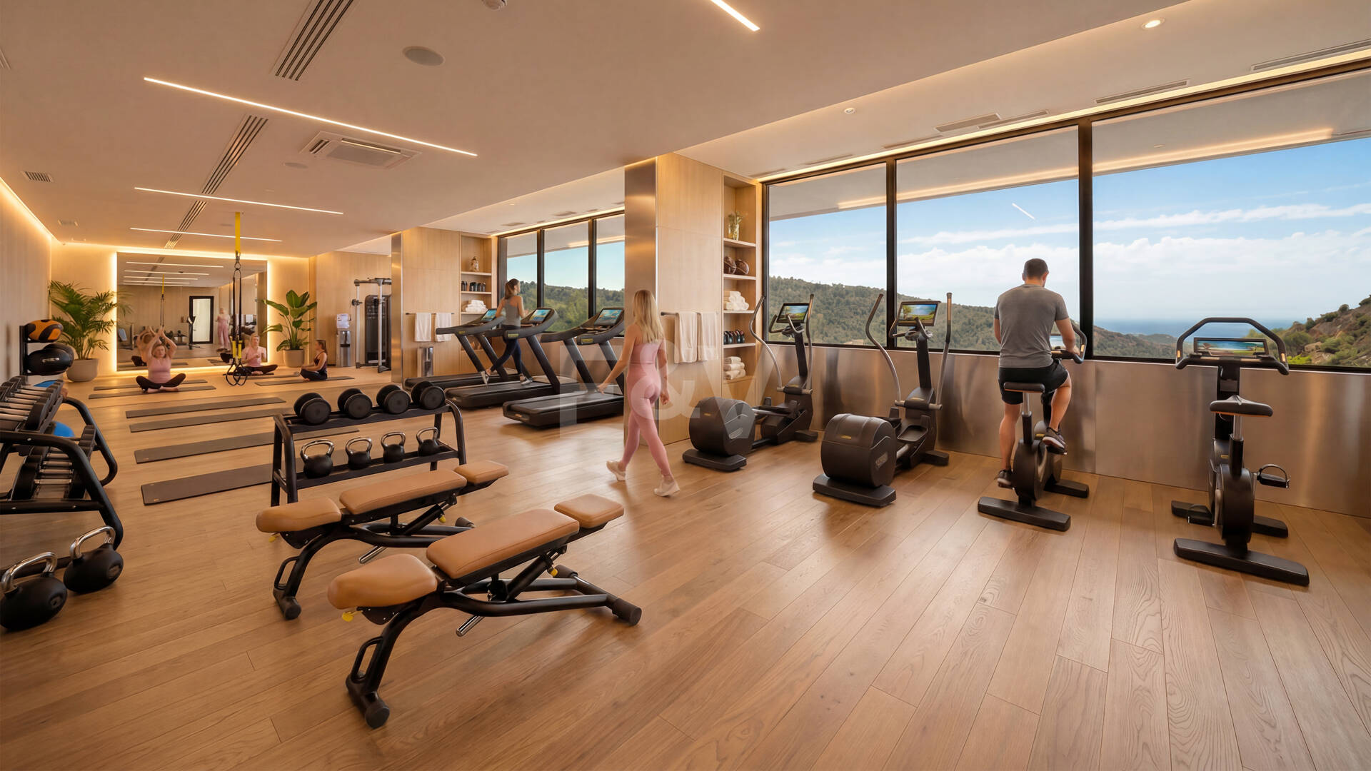 Villa de cinco dormitorios con estilo de vida de resort en Palo Alto