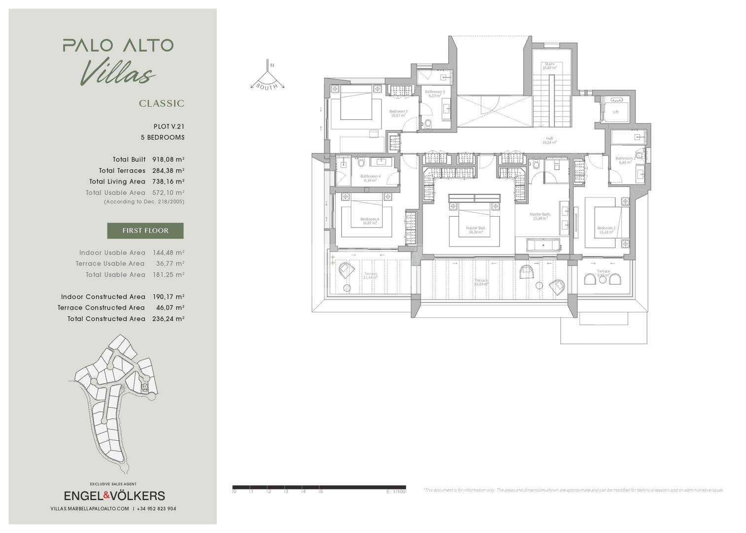 Villa de cinco dormitorios con estilo de vida de resort en Palo Alto