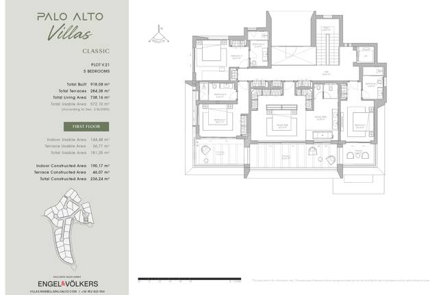 Villa de cinco dormitorios con estilo de vida de resort en Palo Alto