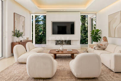 Villa de cinco dormitorios con estilo de vida de resort en Palo Alto