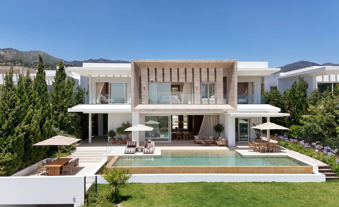 Villa de cinco dormitorios con estilo de vida de resort en Palo Alto
