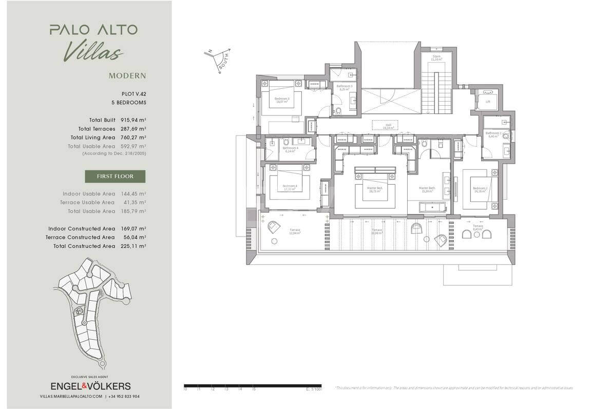 Elegante vivienda de cinco dormitorios con servicios propios de un resort en Palo Alto