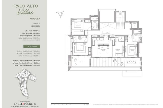 Elegante vivienda de cinco dormitorios con servicios propios de un resort en Palo Alto