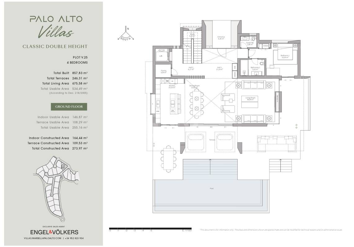 Villa with Double-Height living space and Panoramic Sea Views in Palo Alto